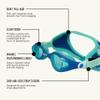 FINIS DragonFly Kids Swim Goggles - Ages 3-6, Adjustable Floating Strap, UV Protection, Anti-Fog - Shark Camo view 4