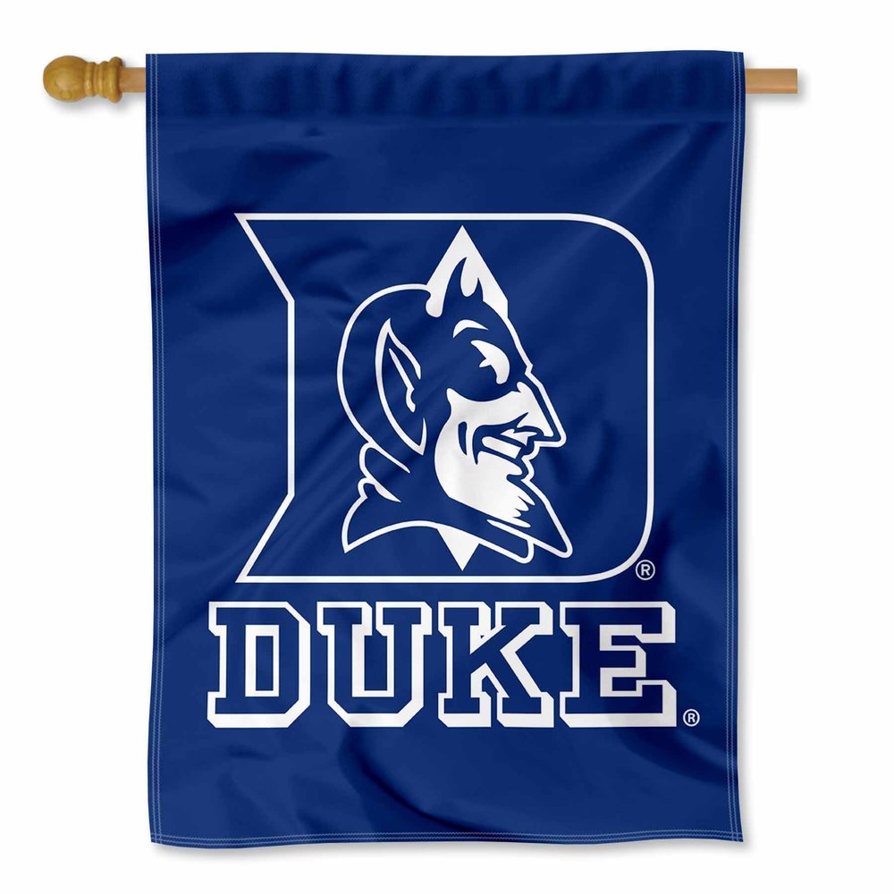 Duke Blue Devils Wordmark Double Sided House Banner Flag