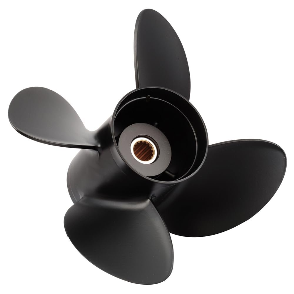 Rareelectrical New Aluminum Propeller Compatible with Mercury Pro Xs 15 Spline 250 75-300 Hp for Years 2007-2021 by Part Number 1513-148-15 58134-Zy3-015A Diameter 14.75" X 15" Pitch X 15-Splines 4