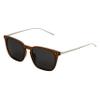Dockers Men's Gideon Square Polarized Sunglasses, Brown, 50mm view 1