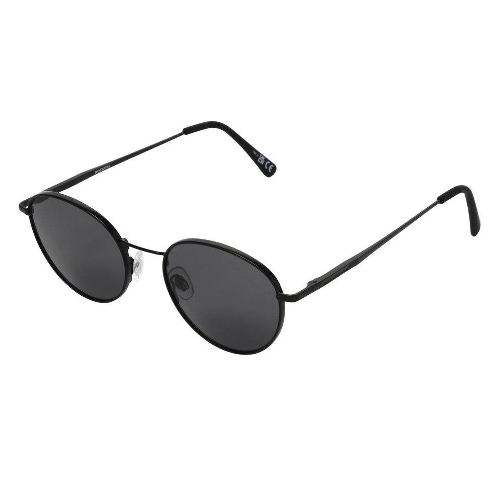Dockers Men's Elliot Sunglasses Round, Black, 51mm
