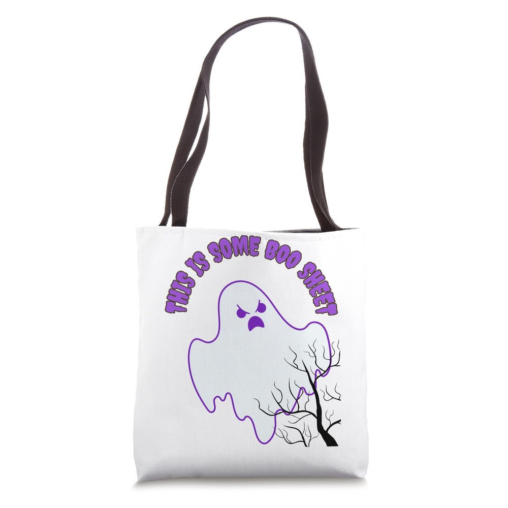 Funny Halloween Boo Ghost Costume This is Some Boo Sheet Tote Bag