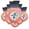 10 Pack 5K Run Award Medal, Your Custom Text for Our 5K Running Award Medallion Design. Large 3-1/8W x 3-1/2H Quality Medal Made from Printed and Packaged in The USA. (Bronze) view 1