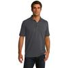 Clothe Co. Mens Short Sleeve Jersey Knit Polo Shirt, Charcoal, 6XL view 1