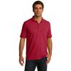 Clothe Co. Mens Short Sleeve Jersey Knit Polo Shirt, Red, 6XL view 1