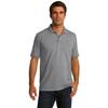 Clothe Co. Mens Short Sleeve Jersey Knit Polo Shirt, Athletic Heather, 6XL view 1