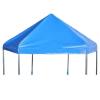 BIWKONI Trampoline Sun Shade Cover Outdoor Trampoline Canopy Fitness Backyard Tent Trampolines Accessories,Without Framework,15FT 12Post
