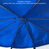 BIWKONI Trampoline Sun Shade Cover Outdoor Trampoline Canopy Fitness Backyard Tent Trampolines Accessories,Without Framework,15FT 12Post view 4