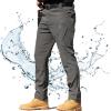 Lkdgii Tactical Pants for Men,Tactical Waterproof Pants,Men's Stretch Hiking Work Cargo with Multi Pockets (Gray,Small) view 1