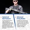 Evike Airsoft - EMG Strike Industries Licensed M870 Gas Powered Pump Action Airsoft Shotgun w/MLOK H-Guard by Golden Eagle (Color: Black) view 4