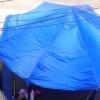 BIWKONI Trampoline Sun Shade Cover Outdoor Trampoline Canopy Fitness Backyard Tent Trampolines Accessories,Without Framework,10FT 8Post view 3