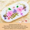 fanhuashijn Jewelry Ring Trinket Dish Gift for Bride Wedding Engagement Mother Best Friend (1, White) view 2
