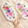 fanhuashijn Jewelry Ring Trinket Dish Gift for Bride Wedding Engagement Mother Best Friend (1, White) view 3