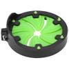 Locadence Paintball Loader Hopper, 7.8cm Diameter Green Black Petals Triangular Universal Paintball Rotor Feedgate, Paintball Speed Feed Gate Lid Hoppers Cover for Circular Lip Closure Hoppers