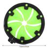 Locadence Paintball Loader Hopper, 7.8cm Diameter Green Black Petals Triangular Universal Paintball Rotor Feedgate, Paintball Speed Feed Gate Lid Hoppers Cover for Circular Lip Closure Hoppers view 2