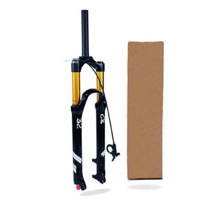 ZECHAO Wire Control Mountain Front Suspension Forks,1-1/8" Lightweight Alloy 26 27.5 29in Air Mountain Bike Suspension Fork (Color : 140mm Travel, Size : 27.5inch)