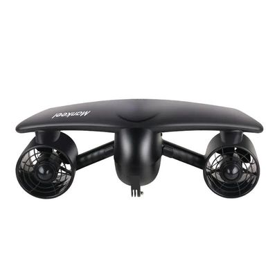 GOYOJO Underwater Scooter 50M Swimming Dual Motors, Action Camera Compatible Handheld Diving Equipment Electric Floatboard for Water Sports Snorkeling and Sea Adventures (Black)