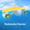 GOYOJO Underwater Scooter 50M Swimming Dual Motors, Action Camera Compatible Handheld Diving Equipment Electric Floatboard for Water Sports Snorkeling and Sea Adventures (Black) view 3