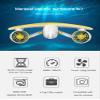 GOYOJO Underwater Scooter 50M Swimming Dual Motors, Action Camera Compatible Handheld Diving Equipment Electric Floatboard for Water Sports Snorkeling and Sea Adventures (Black) view 4