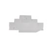 DWFSKZKV 50Pcs D-PT2.5-3L End Cover for PT 2.5-3L 3 Level Connector Wire Electrical Din Rail Terminal Block Accessories Barrier Plate view 3