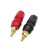 DWFSKZKV Banana Binding Post Terminal Connector Amplifier Terminals Speaker Plug Jack Adapter Red & Black (Color : 2 Red) view 3