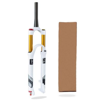 ZECHAO Magnesium Alloy Bike Shock Absorber Forks,Ultralight Gas Shock Absorber 26 27.5 29 Inch Air Mountain Bike Suspension Fork (Color : B-Manual Lockout, Size : 29inch)
