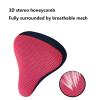 UNbit Bike Seat Bicycle Saddle 3D Soft Bike Seat Cover Cycling Silicone Seat Cushion Cycling Breathable Saddle Comfortable Bicycle Bike Bicycle (Color : Purple) view 3