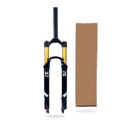 ZECHAO 140mm Travel Bike Shock Absorber Forks,Lightweight Alloy Air Mountain Bike Suspension Forks Bike Accessories (Color : Straight-Manual Lockout, Size : 26inch)