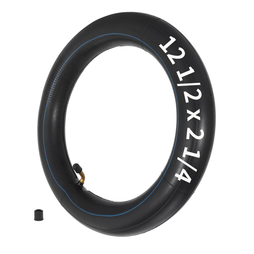 12.5''x2.25 Inner Tubes with Angled Valve 12 1/2 x2 1/4 Kid Bike Tubes Compatible with Strollers and 12.5 X 1.75/2.25" Kid Bikes Like Schwinn, Razor Pocket, Electric Scooters