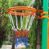 basketball rim, Basketball Rim Outdoor Pole/Wall Mount, Basketball Hoop Adjustable Height for Kids, Teens and Adults, Tree Park/Deck/Garden Patio Basketball Court with Double Strap ( Color : Orange , view 1