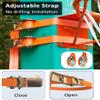basketball rim, Basketball Rim Outdoor Pole/Wall Mount, Basketball Hoop Adjustable Height for Kids, Teens and Adults, Tree Park/Deck/Garden Patio Basketball Court with Double Strap ( Color : Orange , view 3