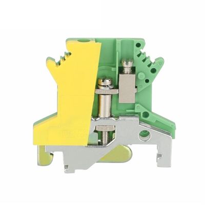 DWFSKZKV USLKG 2.5 Screw Ground Modular Terminal Block Universal Electrical Wire Connector USLKG 2.5 N Din Rail Terminals USLKG2.5N (Color : USLKG 2.5N, Size : 10 Pcs)