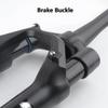 FukkeR 700c Bicycles Front Fork 1-1/2"" Tapered Mountain Road Bikes Suspension Forks 12mm100mm Thru Axle 40mm Travel Disc Brake Shoulder Lock Sportinggoods, Black, FukkeR001 view 4