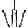 FukkeR 29 Inch Mountain Bikes Mountain Bikes Suspension Fork Bicycles Front Forks Travel 100mm 28.6mm Threadless Straight Tube Quick Release 1009mm Shoulder Lockout view 1