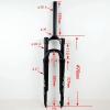 FukkeR 29 Inch Mountain Bikes Mountain Bikes Suspension Fork Bicycles Front Forks Travel 100mm 28.6mm Threadless Straight Tube Quick Release 1009mm Shoulder Lockout view 2