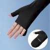 Beisto Driving Gloves Women Sun Sleeves for Women UV Protection Gloves UV Arm Sleeves for Women UV Gloves Sun Sleeves Gloves, Black view 3