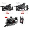FukkeR Bicycles Hydraulic Disc Brake Front & Rear Kit 800mm/1400mm Aluminum Mountain Bikes Brakes for Ebike BMX Trail Fit 160mm Rotor with 2 Piston Caliper PM/is Adapter view 2