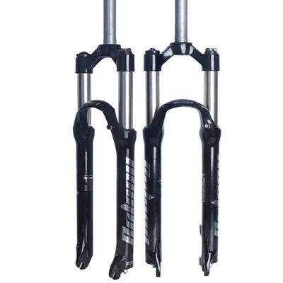 26 27.5 29 Inches Mountain Bikes XC Bicycles Mechanical Suspension Fork 28.6mm Straight Tube Mountain Bikes Spring Front Forks QR 100*9 Travel 100mm Manual Locking ( Color : Black , Size : 26inch )