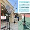 ZXHFSH Basketball Rim, Basketball Hoop Return System Floor Stand, 8-10 Feet Adjustable Height Basketball Rebounder for Adults and Kids, for Traditional Pole/Wall Mounted Hoops view 2