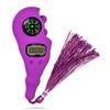 Digital Finger Tasbih with Compass & Night Light - Islamic Prayer Beads Counter, Finger Counter for Dhikr, Meditation, Relaxation, and Healing (Purple) view 1