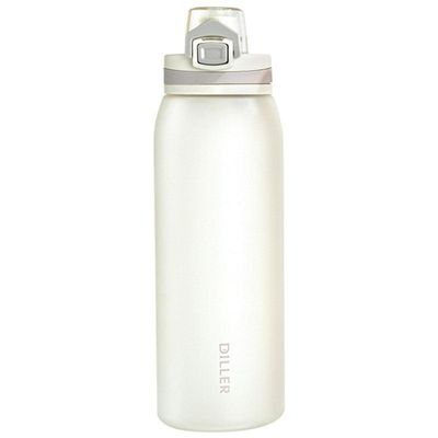 GDHomible Water Bottle with Measurements, Water Bottle 1l Drinks Bottle Sports Water Bottle Gym Water Bottle Drinking Bottle Cycling Water Bottle BPA Free Durable Leak Proof with Filter, Flip Top