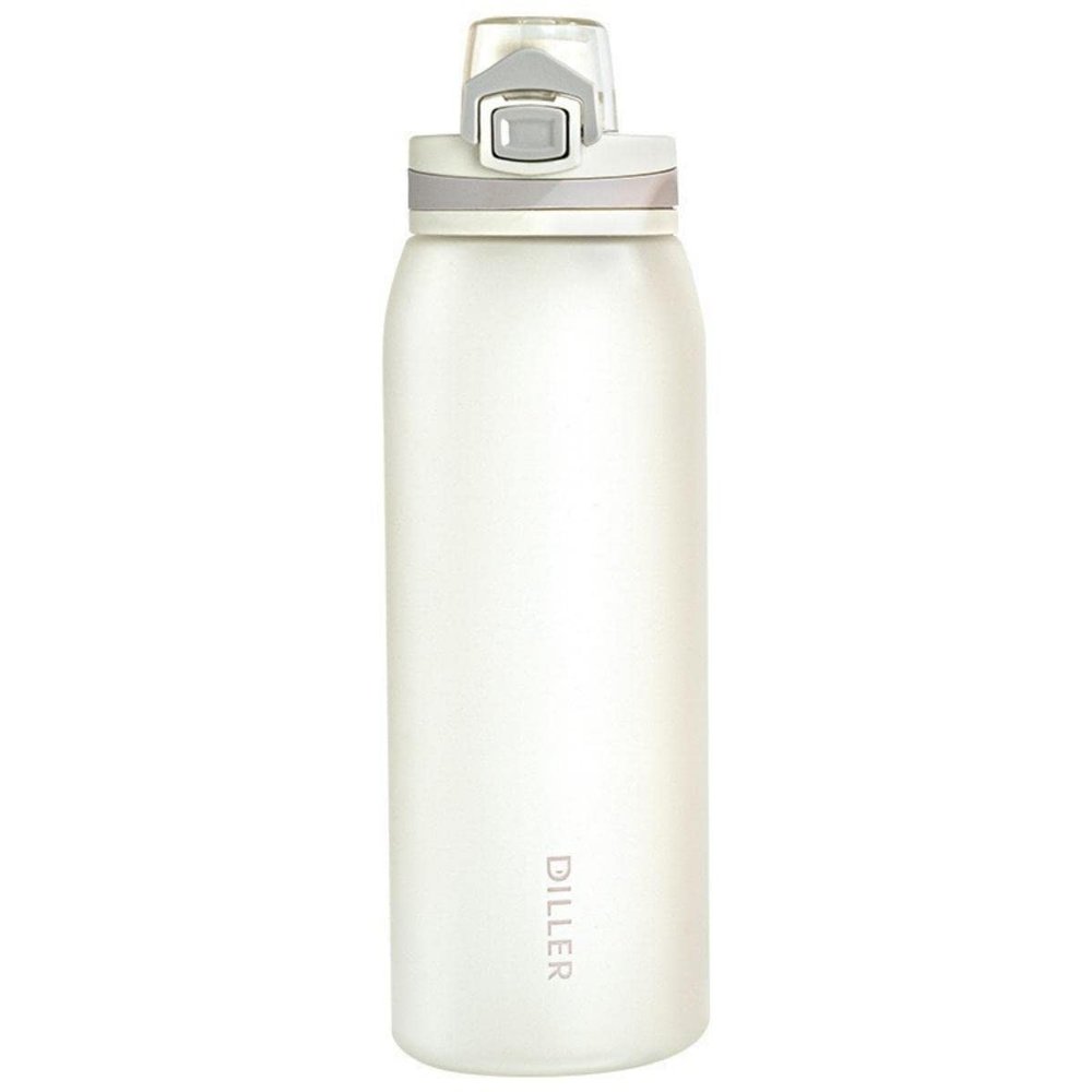GDHomible Water Bottle with Measurements, Water Bottle 1l Drinks Bottle Sports Water Bottle Gym Water Bottle Drinking Bottle Cycling Water Bottle BPA Free Durable Leak Proof with Filter, Flip Top