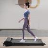 KUMOYOU Under Desk Incline Treadmill, Home Walking Pad with Remote Control, Portable LED Display Jogging Machine, Electric 220lbs Weight Capacity Running Machines for Office (Black) view 3