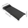 KUMOYOU Under Desk Incline Treadmill, Home Walking Pad with Remote Control, Portable LED Display Jogging Machine, Electric 220lbs Weight Capacity Running Machines for Office (Black) view 4