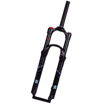 26 27.5 29 Mountain Bikes Air Suspension Fork 1-1/8" Straight Ultralight Aluminum Alloy Mountain Bikes Front Forks Travel 120mm Quick Release 9*100 Manual Lockout ( Color : Black , Size : 29inch )
