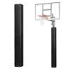 ProSlam Black Basketball Pole Pad 72" Tall and 2" Thick Fits 5"x5" Pole All-Weather Durable UV-Resistant Waterproof Square Basketball Pole Padding for Player Protection and Safety view 1