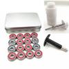 KNKQZXVDF Bearings 16pcs 608RS Inline Skates Bearing+1pc Bearing Cleaner Bottle+1pc Dissasemble Puller Tool 608 Bearing view 1