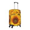 FEMOS Sunflower - Travel Suitcase Cover Elastic Luggage Covers Trolley Protector Cover Fits 18-32 Inch Luggage view 3