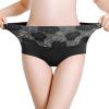 HEJIGOOD Plus Size Women's High Waist Underwear 5-Pack Full Coverage Tummy Control Briefs, Postpartum Panties, Black, L-5XL (Black,3X-Large) view 4