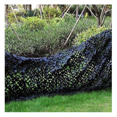 CFDZCP Camouflage Net Black Reinforced Military Hunting Shooting Camouflage Net Outdoor Decor for Garden Gazebo Shade Net (Size : 6 * 10M(19.7 * 32.8ft))